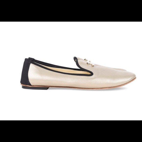 CHANEL CC Slippers Lambskin Loafers Slip On Shoes - Picture 2 of 7